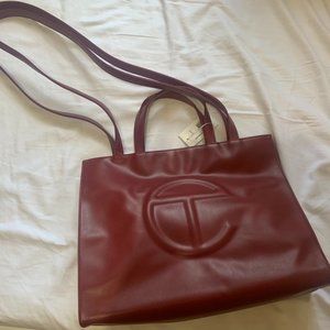 NWT Telfar Medium Shopping Bag Oxblood